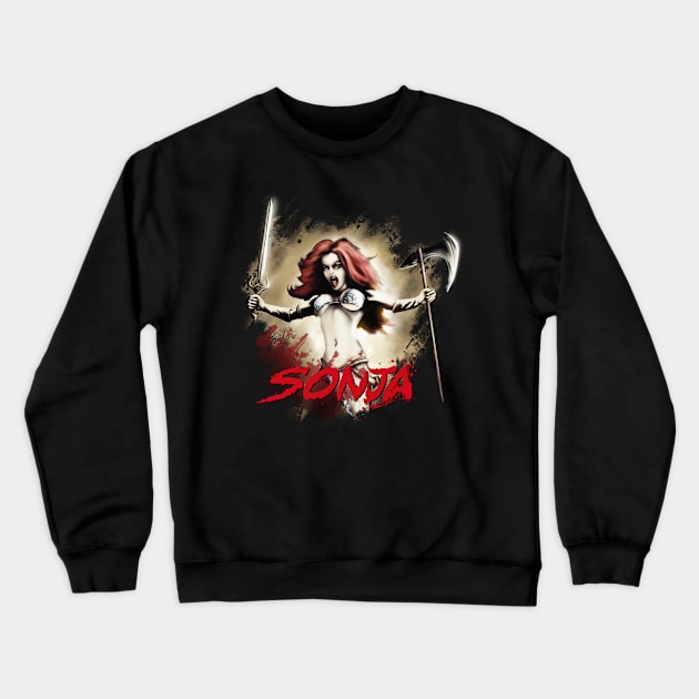 SONJA! Crewneck Sweatshirt by AtomicBanana